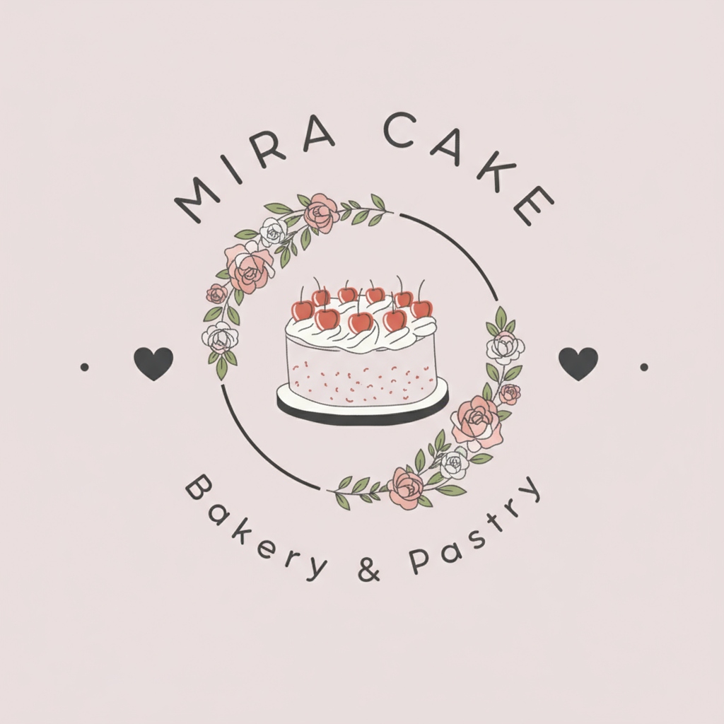 Mira Cake Logo